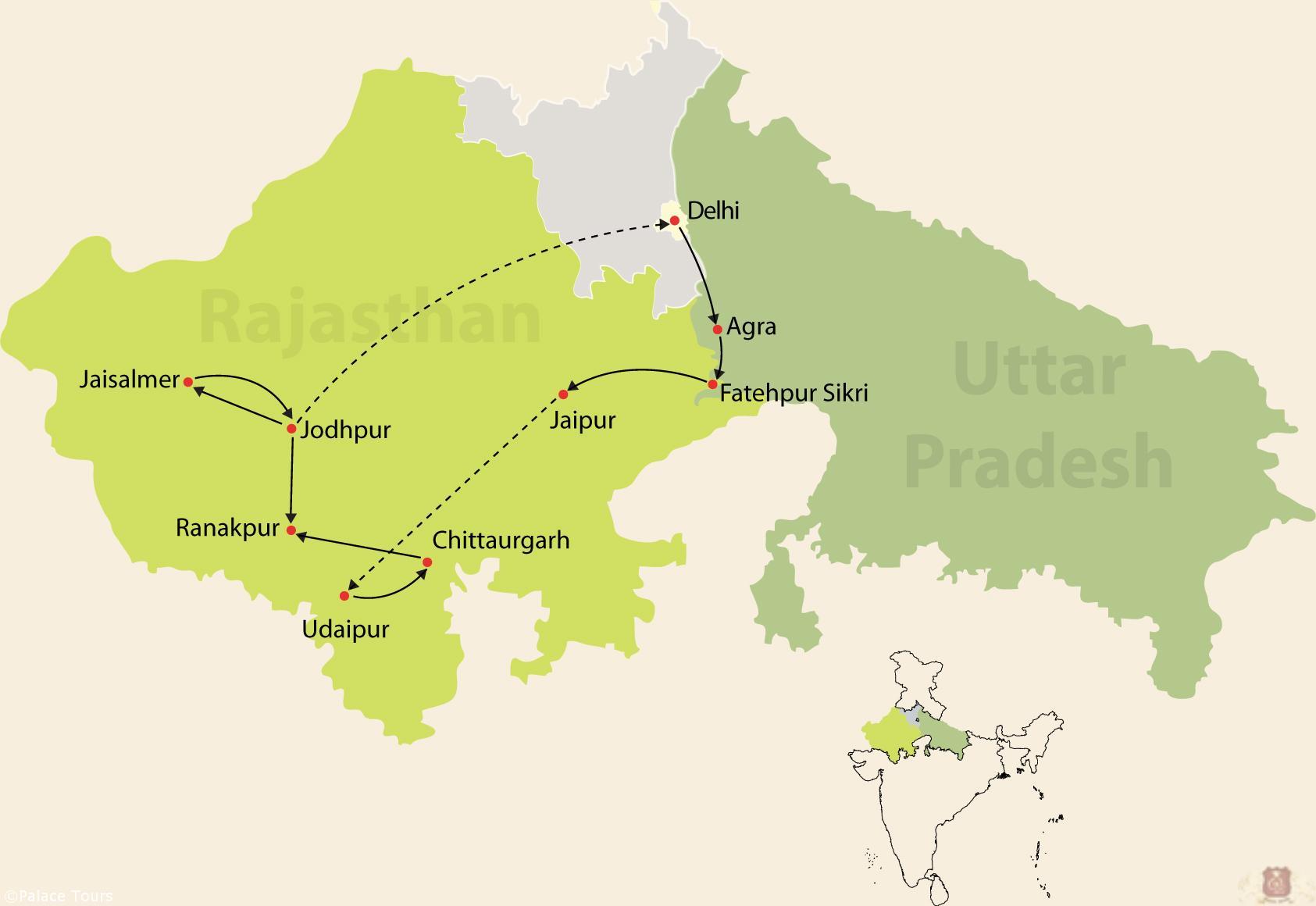 Tour Map