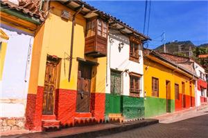 Colorful Facades are the Highlight of La Candelaria
