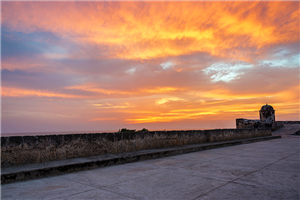 Sunset over Cartagena