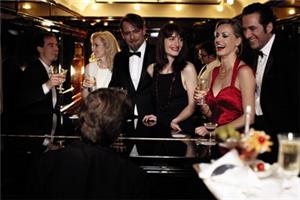 Socialize in the Bar Car