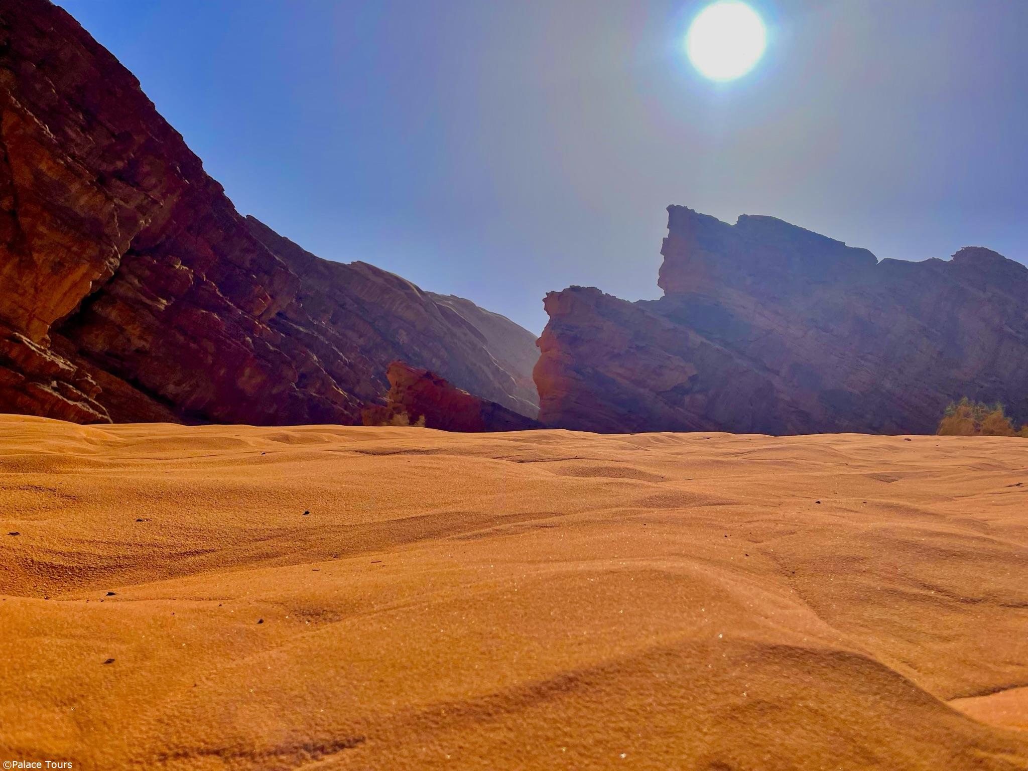Wadi Rum sun