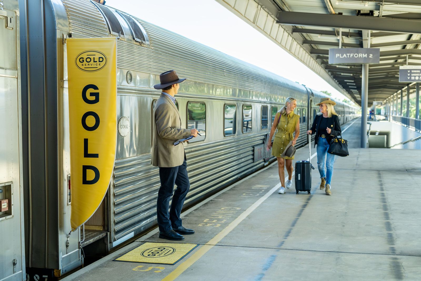 The Ghan at Adelaide. Photo: Tourism Australia
