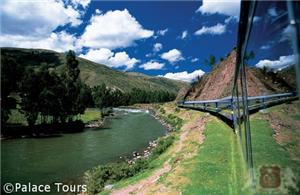 Passing by Urubamba River