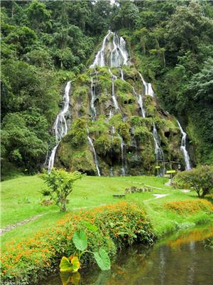 Waterfall in the Cocora Valley