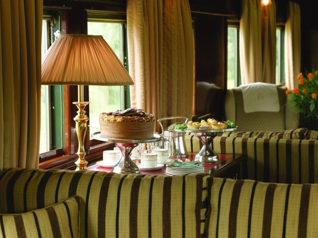 Lounge Car Tea at Rovos Rail Public Cars - OTHER