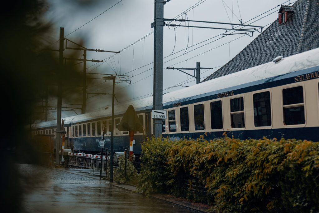 Golden Eagle Danube Express: the train at Bischofshofen station, Austria