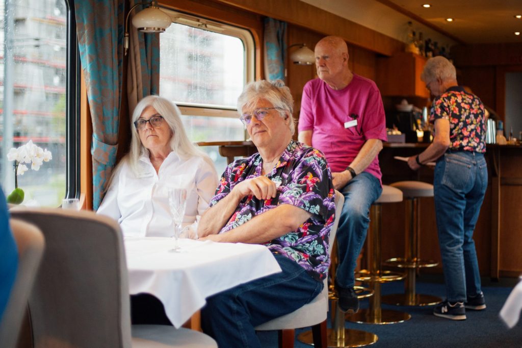 Golden Eagle Danube Express: the bar lounge car