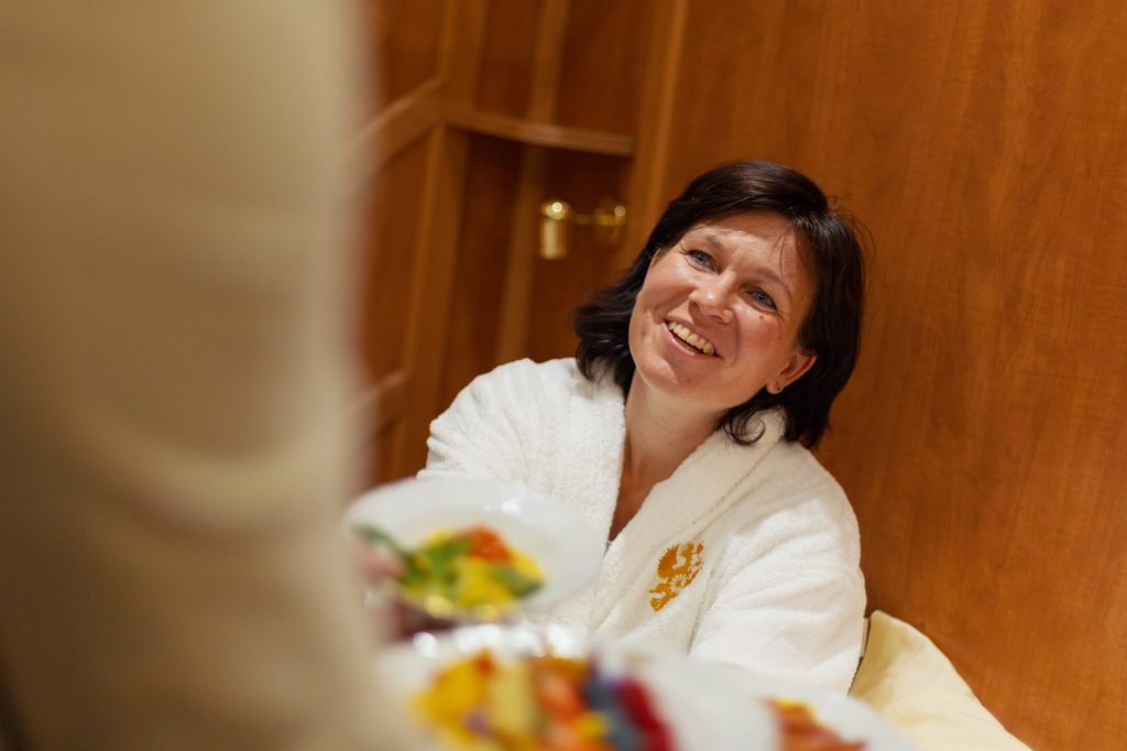 Golden Eagle Danube Express: breakfast served in the cabin