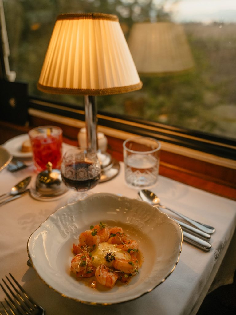Golden Eagle Danube Express: dishes served on board