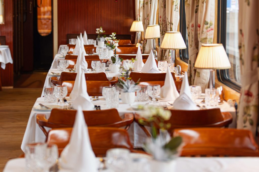 Golden Eagle Danube Express: the restaurant car