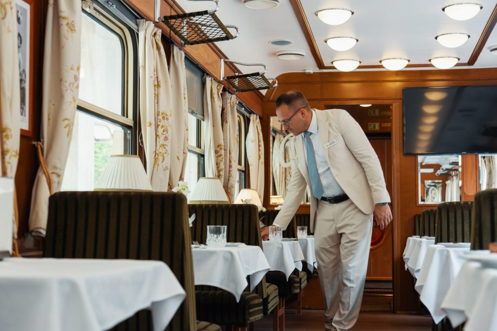 Golden Eagle Danube Express: the restaurant car