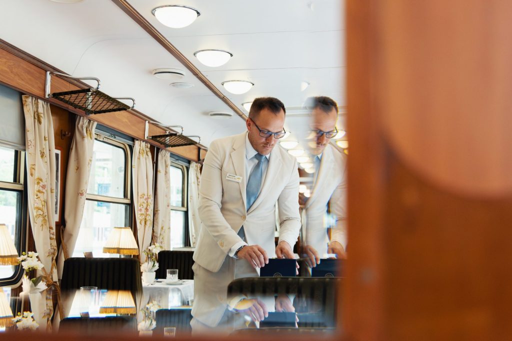 Golden Eagle Danube Express: the restaurant car