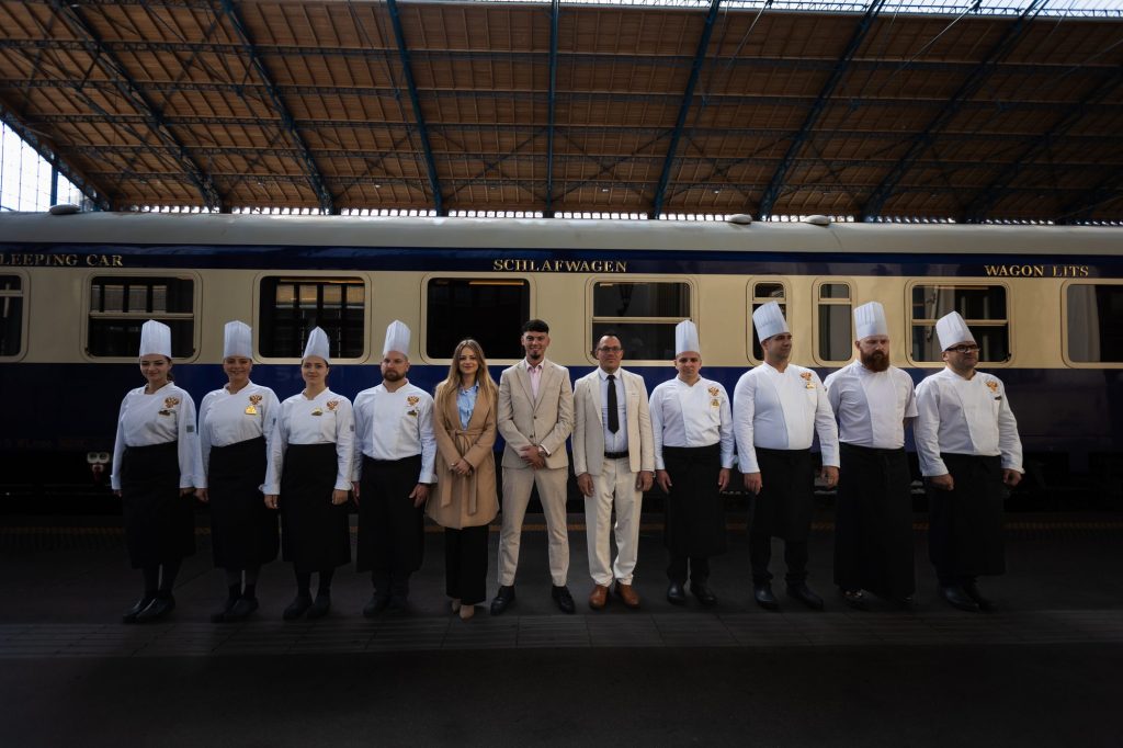 Golden Eagle Danube Express: train staff on board
