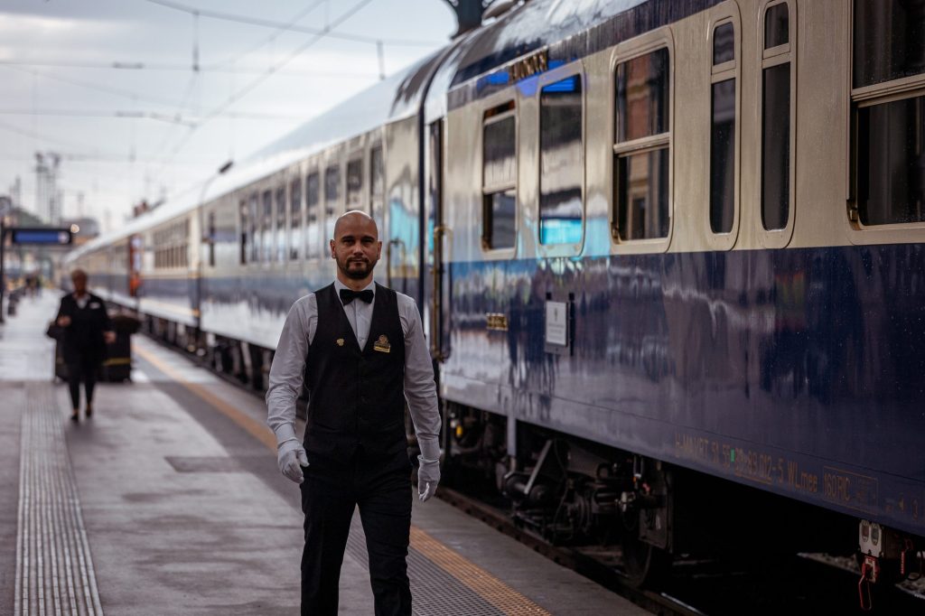 Golden Eagle Danube Express: train staff on board