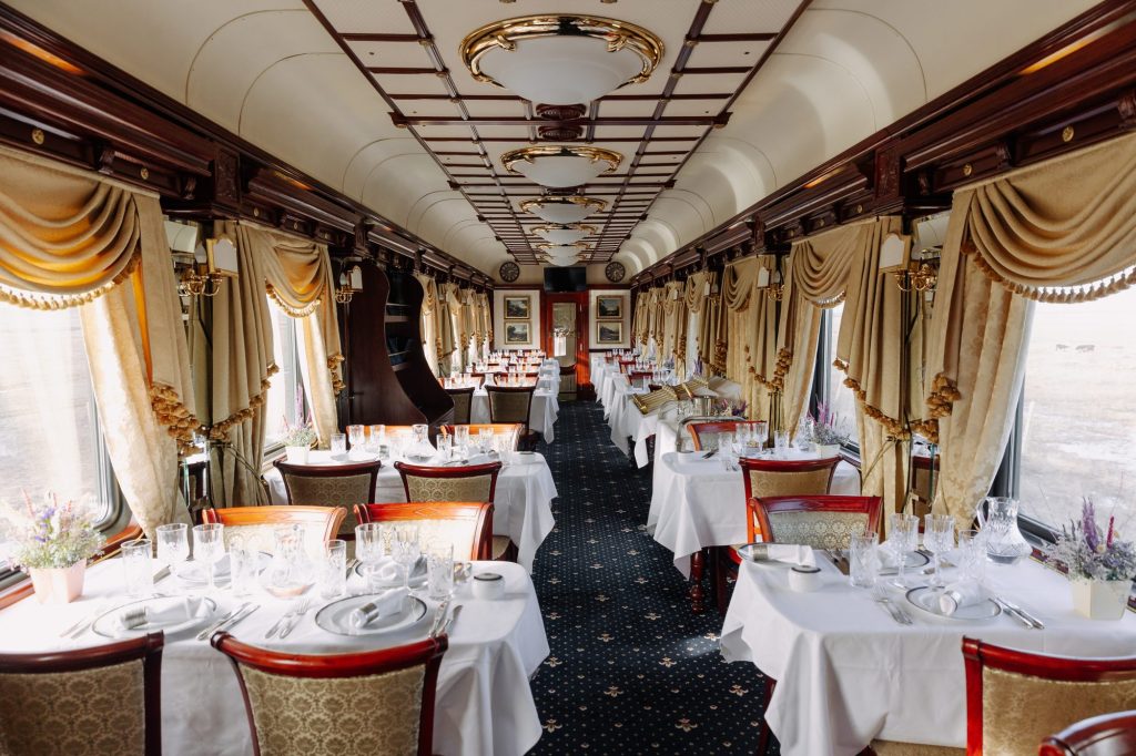 Golden Eagle: the restaurant car