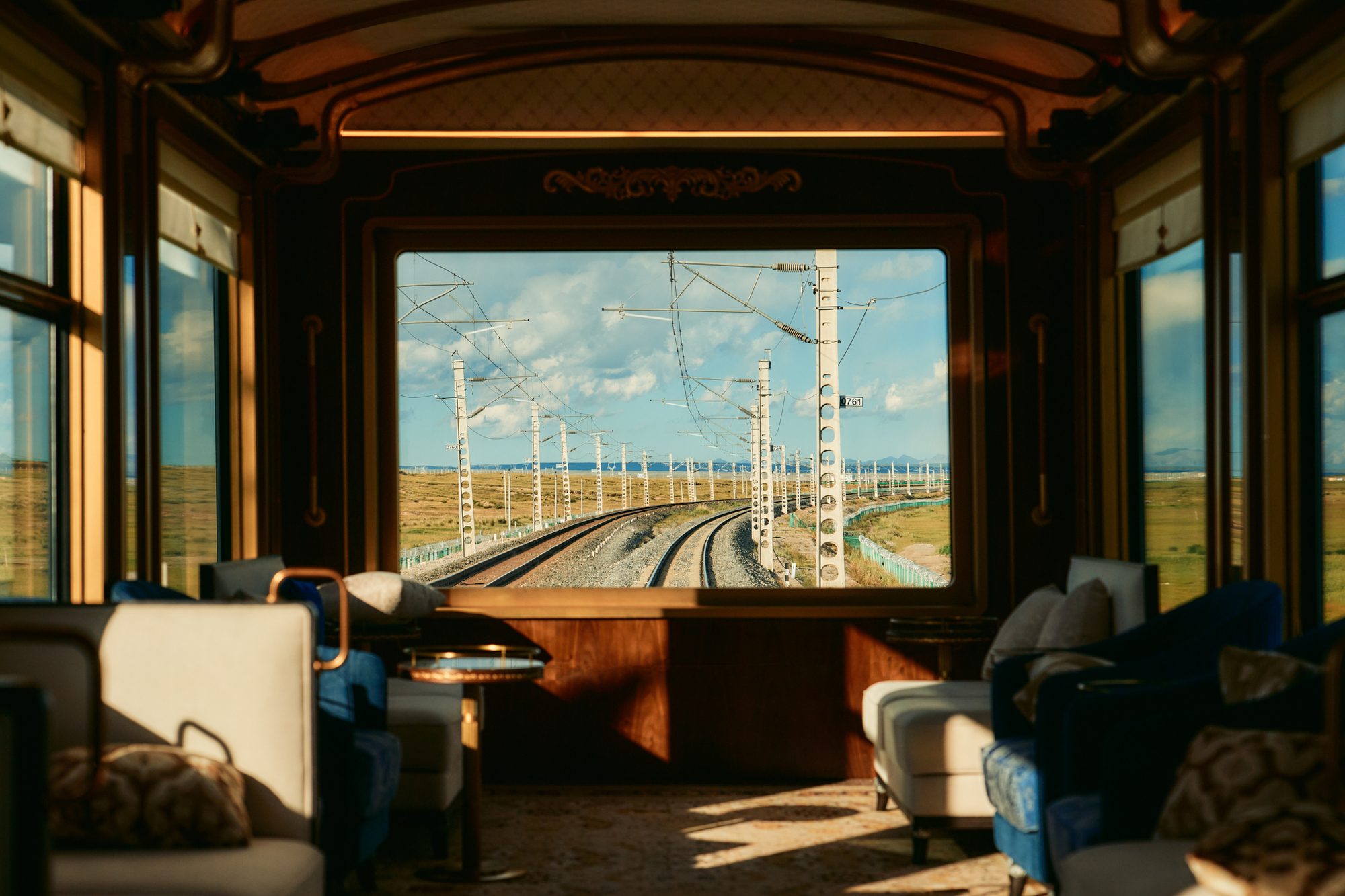 Golden Eagle Silk Road Express: the observation car