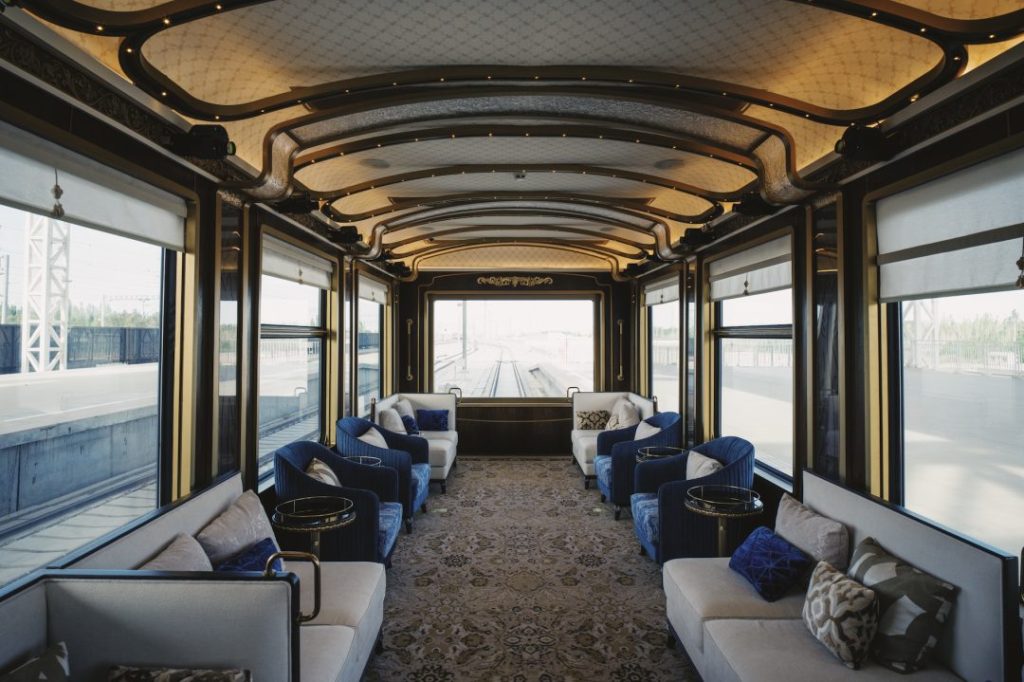 Golden Eagle Silk Road Express: the observation car