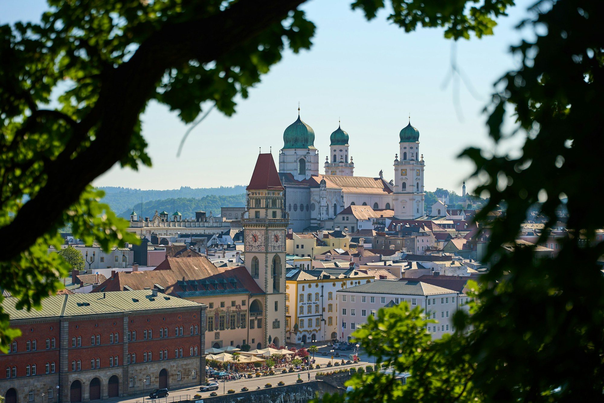 Passau, the City of Three Rivers, seen from across the water