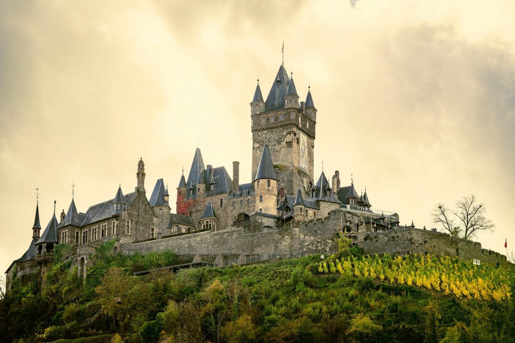 Reichsburg castle above Cochem on the Moselle