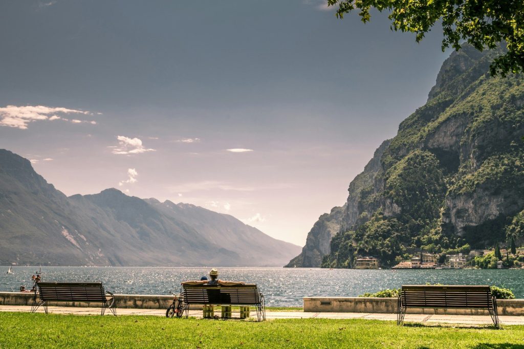 A lakeside view at Riva del Garda — Riva del Garda, Italy