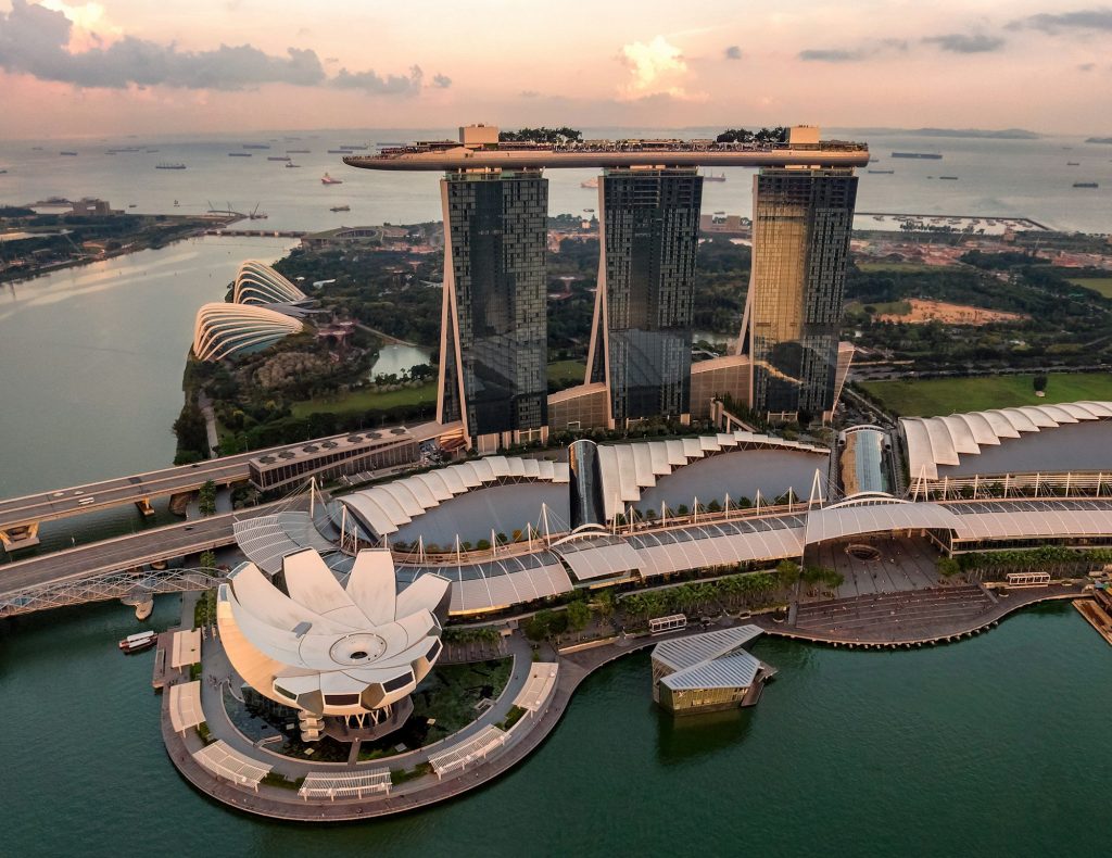 Marina Bay Sands at dusk — Marina Bay Sands, Singapore