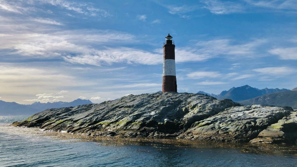 The lighthouse in the Beagle Channel — Ushuaia, Tierra del Fuego, Argentina